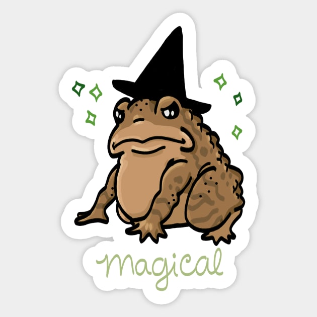 Magical Toad Sticker by Battsii Collective